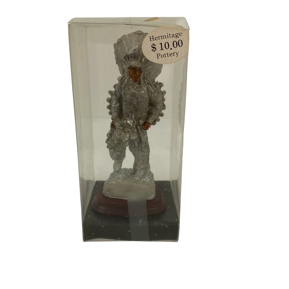 Vintage 1990 Native American Fine Decor Figure Figurine